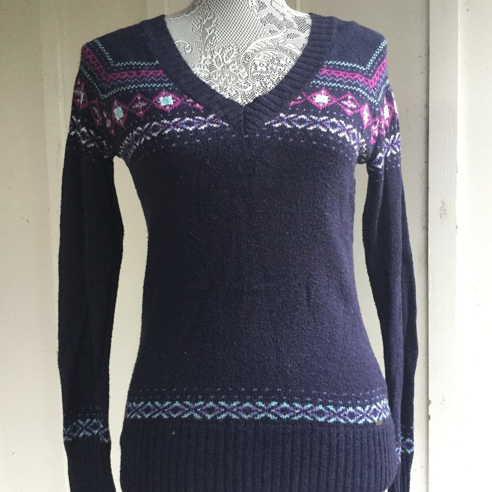 Garage Navy Blue Sweater